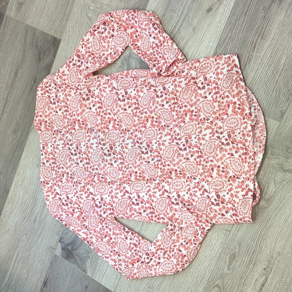 Gap Maternity Wrap Top Linen Paisley Print - Picture 10 of 14